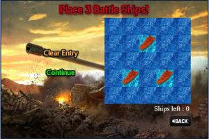 Place battleship